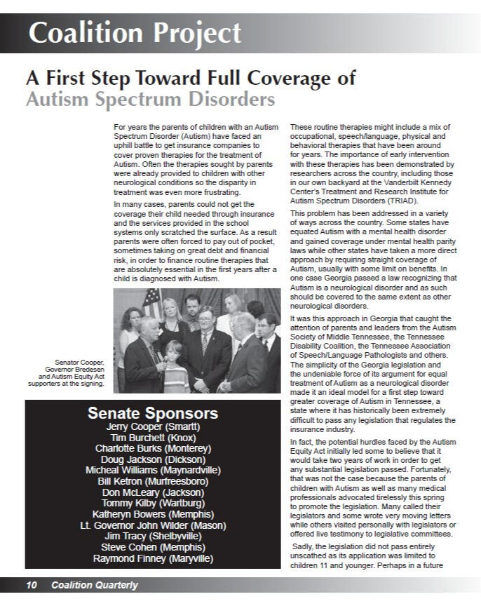 Autism Equity Package - Page 1 Autism Equity Package - Page 1